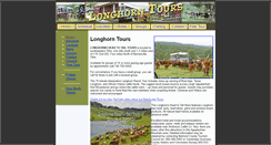 Desktop Screenshot of longhorntours.com