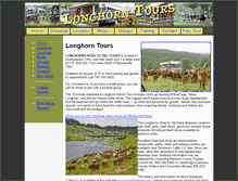 Tablet Screenshot of longhorntours.com